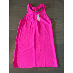 NWT Women Skies Are Blue Mini Dress Size M Bright Pink Sleeveless